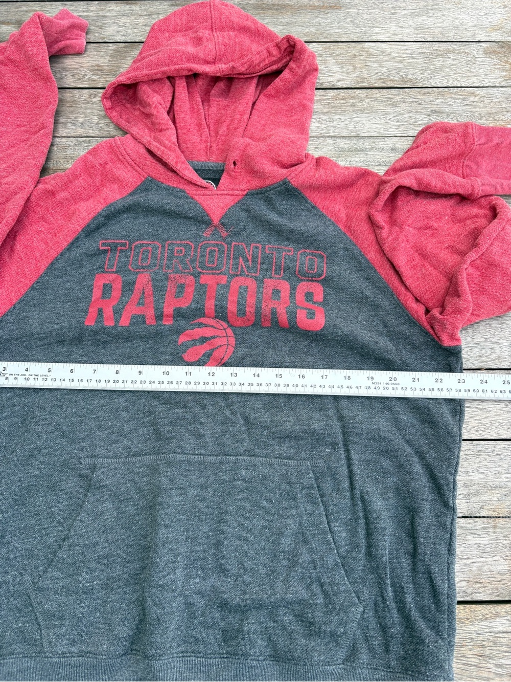 Awesome - '47 Brand - Toronto Raptors - Red Pullover Hoodie - Men's Size Large - Picture 6 of 9